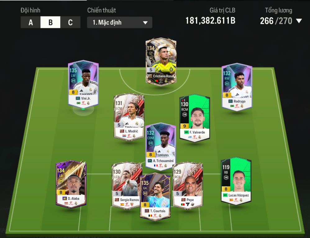 Team Real 180k quá nét